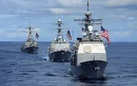 Kapal Perang AS Bersenjata Rudal Diusir China dari Laut Cina Selatan