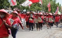 Petani Sumut Jalan Kaki ke Jakarta
