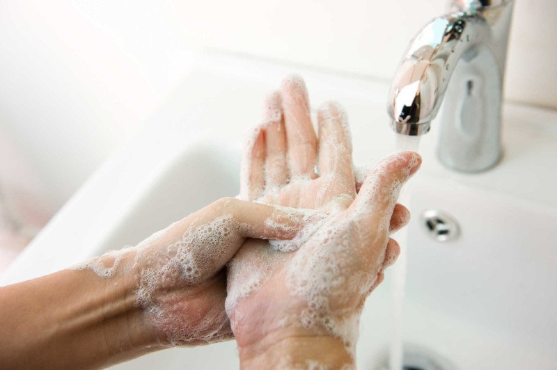 kesalahan saat cuci tangan